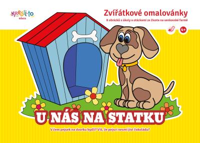 U nás na statku – zvířátková omalovánka A5