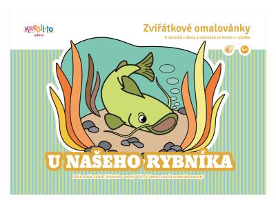 U našeho rybníka – zvířátkové omalovánky A5