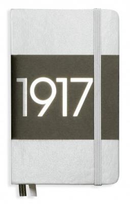 Zápisník Leuchtturm1917 - notebook A6-linkovaný-stříbrný