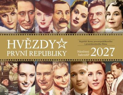 Nástěnný kalendář 2027 - Hvězdy první republiky
