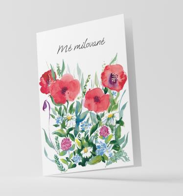 Přání - Vlčí mák Mé milované