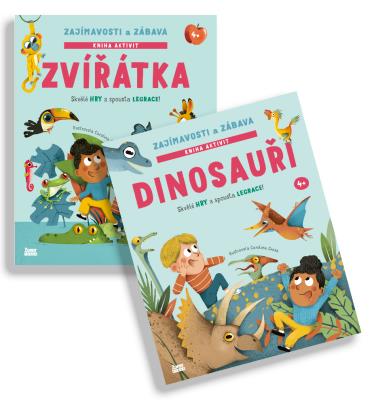 Dinosauři: zajímavosti a zábava + Zvířátka: zajímavosti a zábava